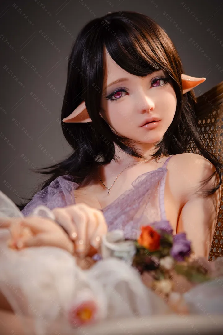 155cm (5ft1) G-Cup Large Breasts Silicone Head + TPE Body Hybrid Sex Doll xiaocanglan, ROS Head